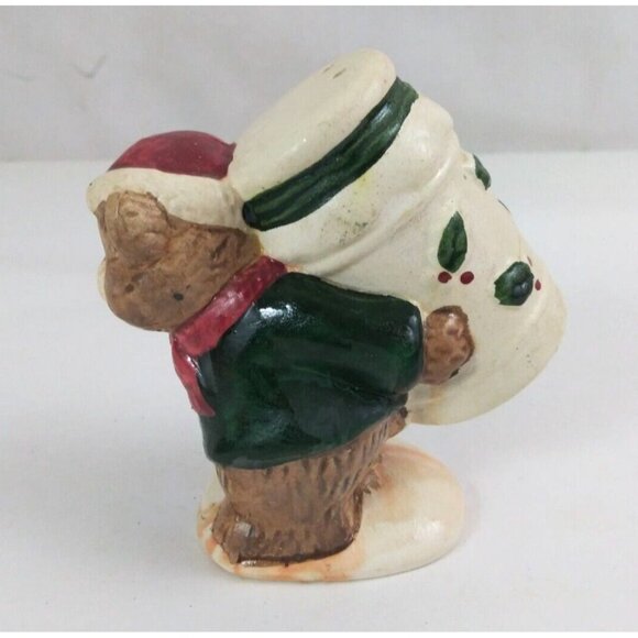Vintage Seasons Collection Teddy Bears Christmas 3.5" Salt & Pepper Shakers - Picture 11 of 13
